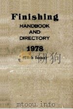 Finishing HANDBOOK AND DIRECTORY 1978 28th Issue（ PDF版）