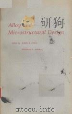 ALLOY AND MICROSTRUCTURAL DESIGN（ PDF版）