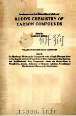 RODD'S CHEMISTRY OF CARBON COMPOUNDS  VOLUME IV PART G（ PDF版）