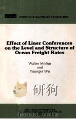 Effect of Liner Conferences on the Level and Structure of Ocean Freight Rates（1983 PDF版）