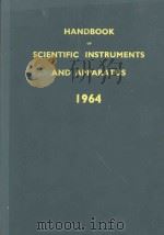 HANDBOOK OF SCIENTIFIC INSTRUMENTS AND APPARATUS 1964（ PDF版）
