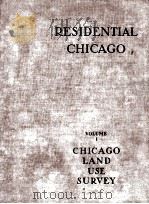 RESIDENTIAL CHICAGO VOLUME ONE     PDF电子版封面     