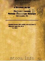 A SYMPOSIUM ON PRESTRESSED CONCRETE STATICALLY INDETERMINATE STRUCTURES   1953  PDF电子版封面     