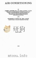 AIR CONDITIONING SECOND EDITION（1938 PDF版）