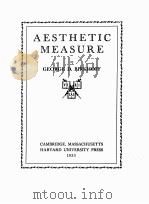 AESTHETIC MEASURE（1933 PDF版）