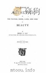 THE SCIENCE OF AESTHETICS SECOND EDITION（1872 PDF版）