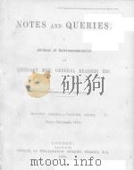 NOTES AND QUERIES FOURTH SERIES.-VOLUME SIXTH   1870  PDF电子版封面     