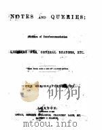NOTES AND QUERIES NINTH SERIES.-VOLUME Ⅲ   1899  PDF电子版封面    JOHN C.FRANCIS 