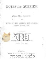 NOTES AND QUERIES SECOND SERIES.-VOLUME FIFTH   1858  PDF电子版封面     