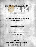 NOTES AND QUERIES SECOND SERIES.-VOLUME NINTH   1860  PDF电子版封面     