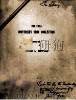 THE FIRST UNIVERSITY SONG COLLECTION（ PDF版）