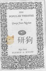 THE POPULAR THEATRE   1918  PDF电子版封面     