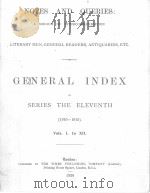 GENERAL INDES TO SERIES THE EIGHTH. (1910-1915). Vols. I. to XII.（1920 PDF版）