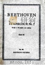 BEETHOVEN SYMPHONIE Nr.2 D dur     PDF电子版封面     