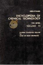 ENCYCLOPEDIA OF CHEMICAL TECHNOLOGY THIRD EDITION VOLUME 11（ PDF版）