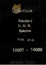 SADTLER Standard N.M.R. Spectra Vols.19-21 12001-14000（ PDF版）