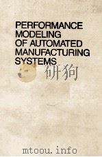 PERFORMANCE MODELING OF AUTOMATED MANUFACTURING SYSTEMS（ PDF版）