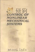 CONTROL OF NONLINEAR MECHNAICAL SYSTEMS（ PDF版）