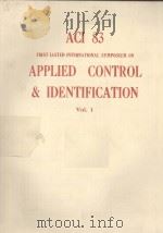 ACI 83 FIRST IASTED INTERNATIONAL SYMPOSIUM ON APPLIED CONTROL & IDENTIFICATION Vol.1（ PDF版）