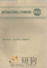 INTERNATIONAL STANDARD ISO Surface Active Agents     PDF电子版封面     