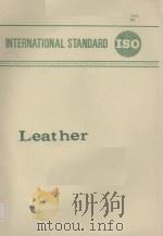 INTERNATIONAL STANDARD ISO Leather（ PDF版）