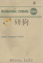INTERNATIONAL STANDARD ISO Solid Mineral Fuels     PDF电子版封面     