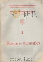 ELECTRO-ACOUSTICS 2     PDF电子版封面     