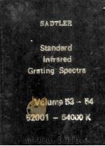Standard Infrared Grating Spectra Volume 53-54     PDF电子版封面     