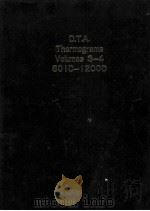 D.T.A.Thermograms Volumes 3-4     PDF电子版封面     