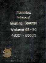 STANDARD INFRARED GRATING SPECTRA VOLUME 49-50     PDF电子版封面     