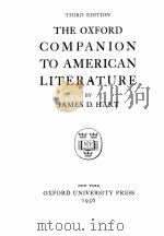 THE OXFORD COMPANION TO AMERICAN LITERATURE THIRD EDITION（1956 PDF版）