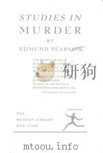 STUDIES IN MURDER（1938 PDF版）