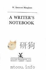 A WRITER‘S NOTEBOOK（1952 PDF版）