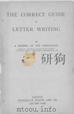 THE CORRECT GUIDE TO LETTER WRITING（ PDF版）