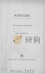 LESEBUCHER FUR UNSERE ZEIT SCHILLER   1953  PDF电子版封面     