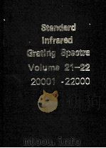Standard Infrared Grating Spectra Volume 21-22     PDF电子版封面     