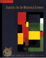 Statistics for the Behavioral Sciences FIFTH EDITION（ PDF版）