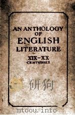 AN ANTHOLOGY OF ENGLISH LITERATURE XIX-XX CENTURIES   1949  PDF电子版封面    A. ANIKST 