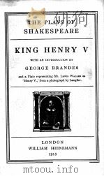 THE PLAYS OF SHAKESPEARE KING HENRY Ⅴ（1915 PDF版）