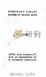 SENSE AND SENSIBILITY   1930  PDF电子版封面    JANE AUSTEN 