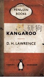 KANGAROO   1954  PDF电子版封面    D.H.LAWRENCE 