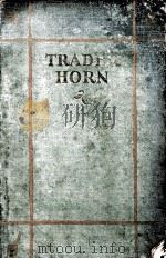 TRADER HORN   1927  PDF电子版封面     