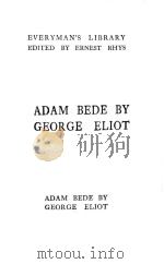 ADAM BEDE（1923 PDF版）