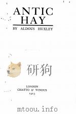 ANTIC HAY（1923 PDF版）