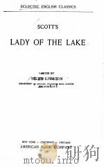 SCOTT‘S LADY OF THE LAKE（1893 PDF版）