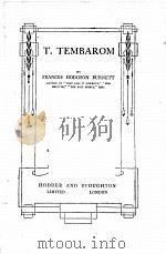 T. TEMBAROM     PDF电子版封面    FRANCES HODGSON BURNETT 
