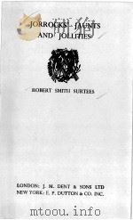 JORROCKS‘ JAUNTS AND JOLLITIES   1951  PDF电子版封面     