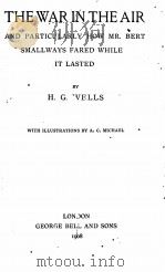 The War in the Air   1908  PDF电子版封面    H. G. WELLS 