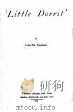 Little Dorrit   1907  PDF电子版封面    Charles Dickens 