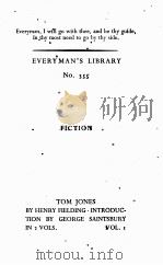 THE HISTORY OF TOM JONES VOLUME ONE（1951 PDF版）